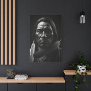 Weathered Resolve Black & White Portrait Wall Art & Canvas Prints
