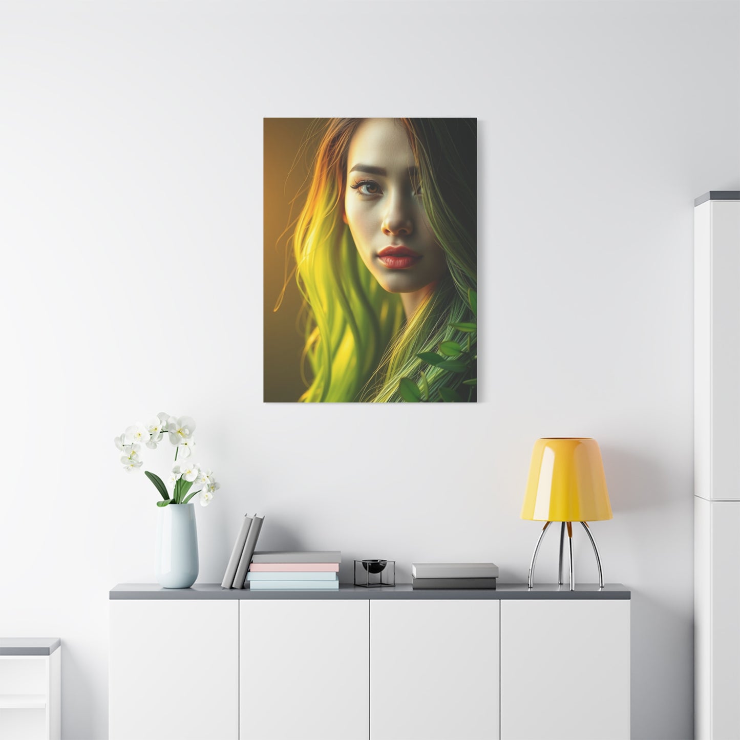 Olive Harmony Canvas Wall Art & Canvas Print