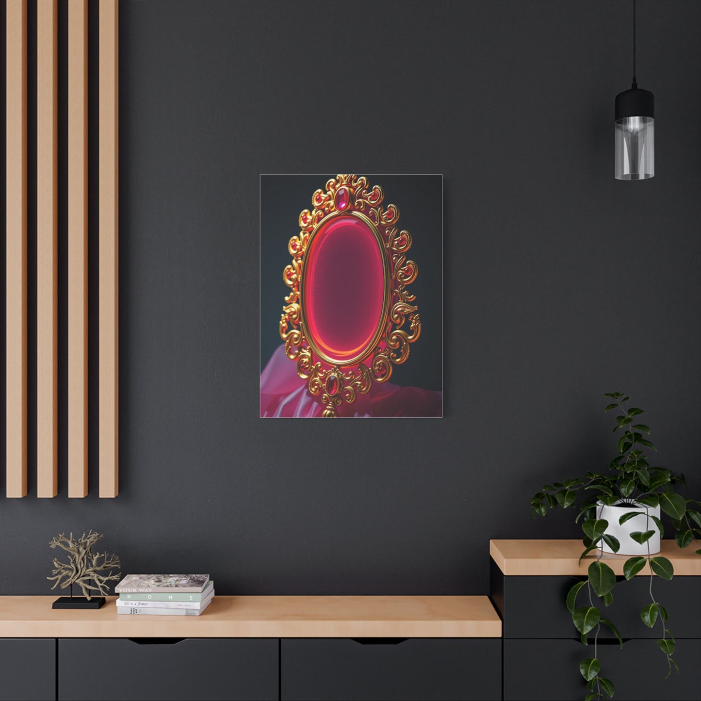 Gold & Pink Art Supreme Canvas Gallery Wall Art & Canvas Print