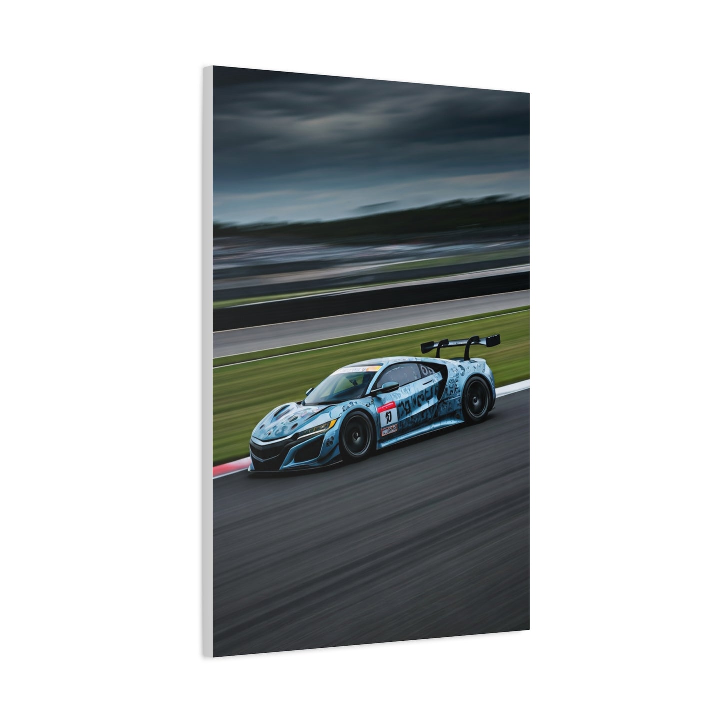 Acura NSX GT3 Modern Circuit Balance Wall Art & Canvas Prints