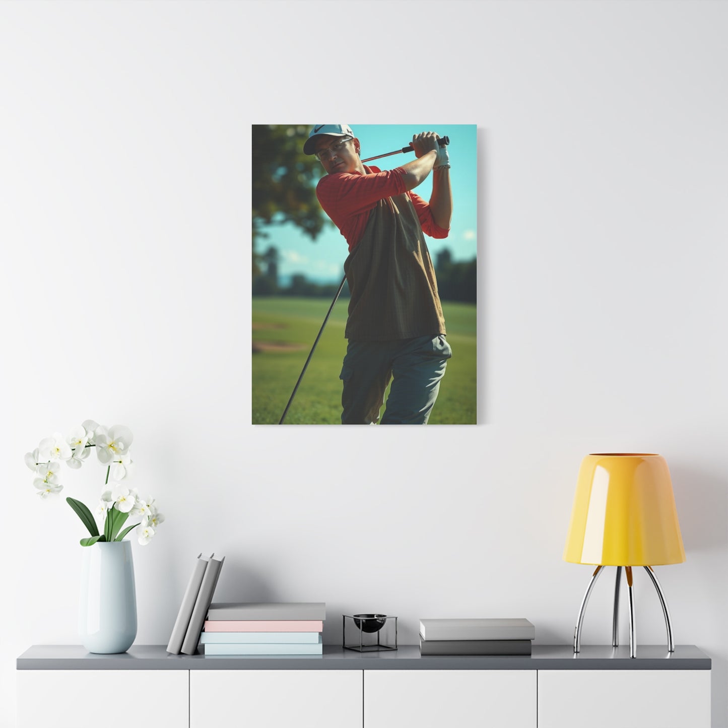 Elysian Green Portraiture Wall Art & Canvas Print