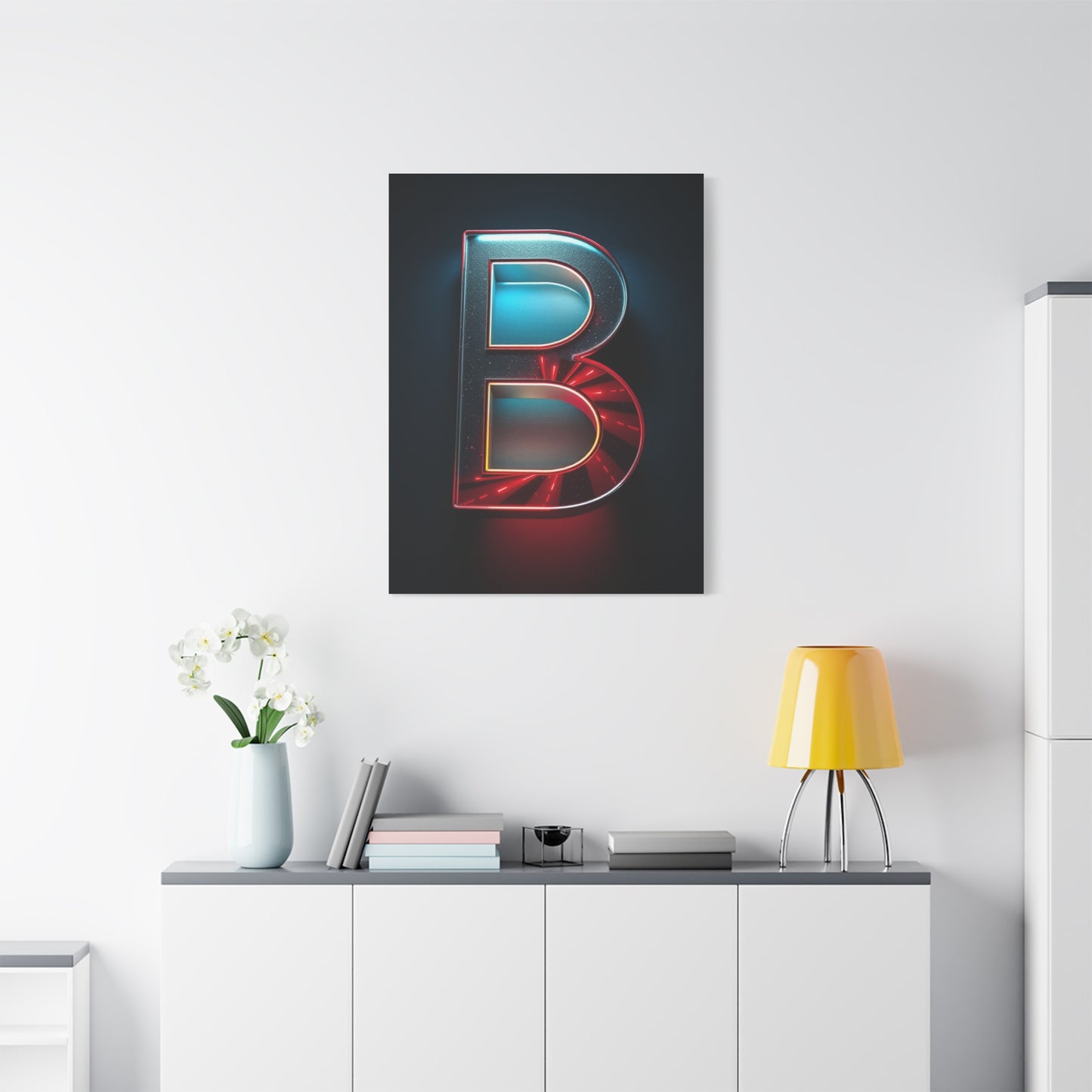 Alphabet & Letter Art Luxury Canvas Wall Art & Canvas Print