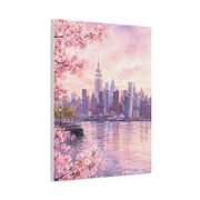Spring Manhattan Skyline Blossom Wall Art & Canvas Print