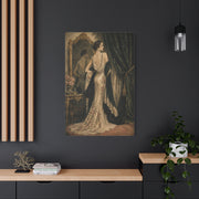 Art Deco Couture Evening Portrait Wall Art & Canvas Print