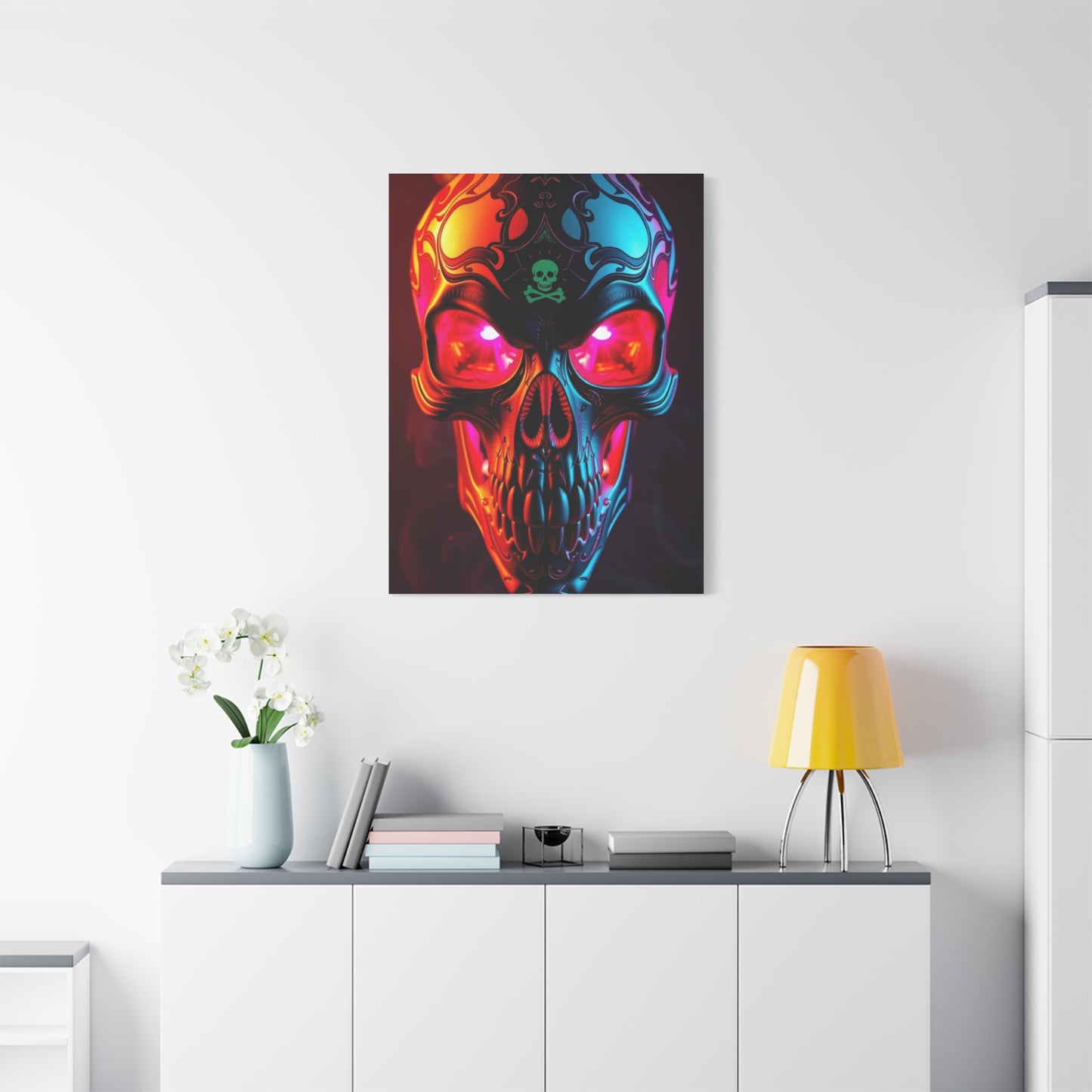 Astral Skull Dreamscape Wall Art & Canvas Print