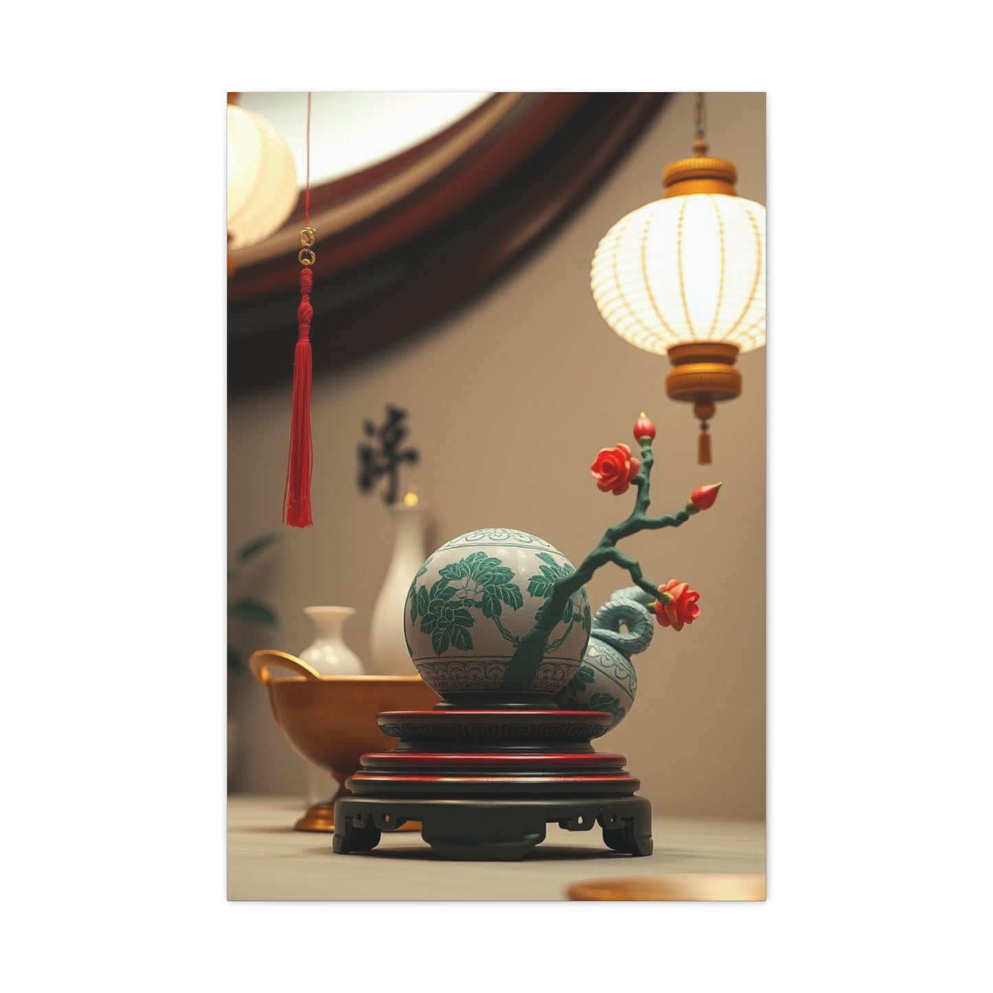 Chinese Decor Art Luxury Canvas Wall Art & Canvas Print