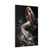 Pearl Ivory Mermaid Portrait Wall Art & Canvas Print