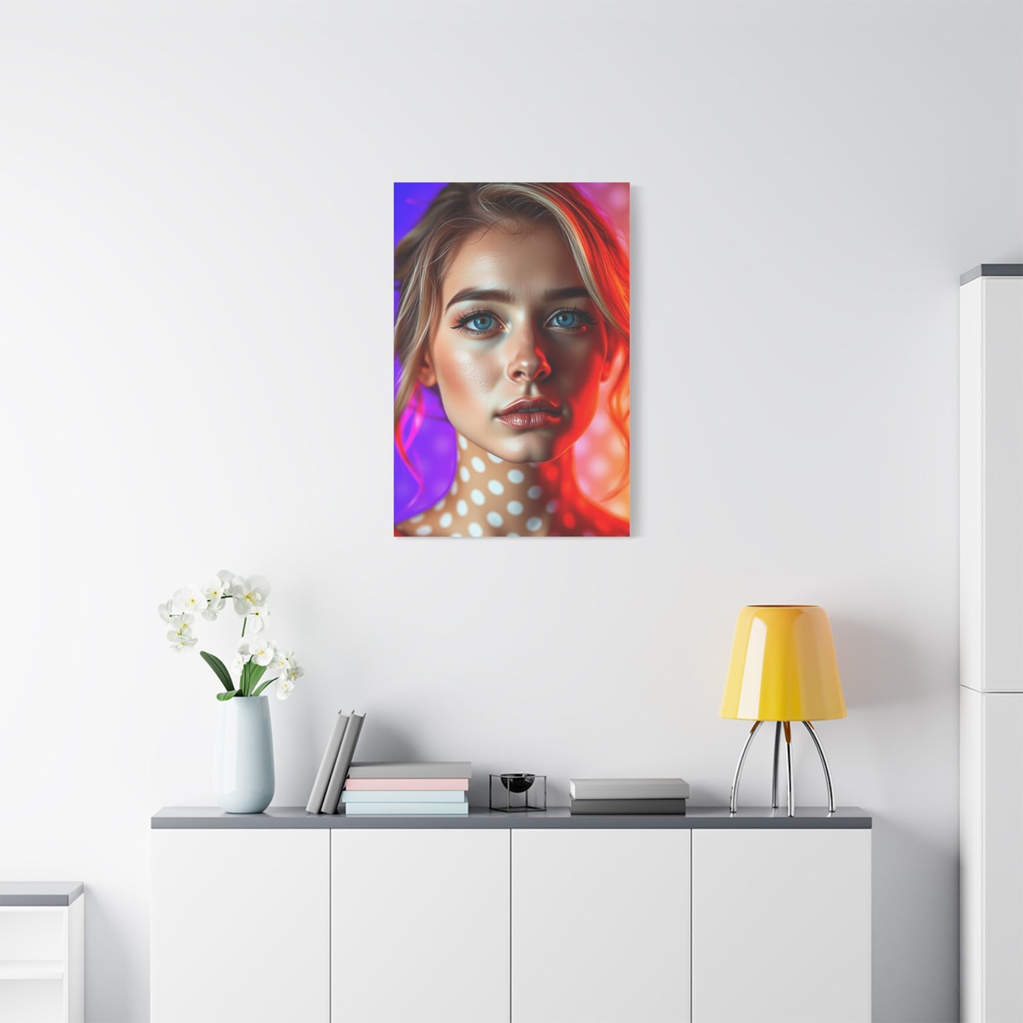 Elite Polka Dot Pattern Art Vision Wall Art & Canvas Print