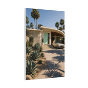 Palm Springs Modern Villa Exterior Wall Art & Canvas Print