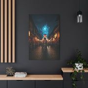 Spirit Procession of the Blue Flame Wall Art & Canvas Prints