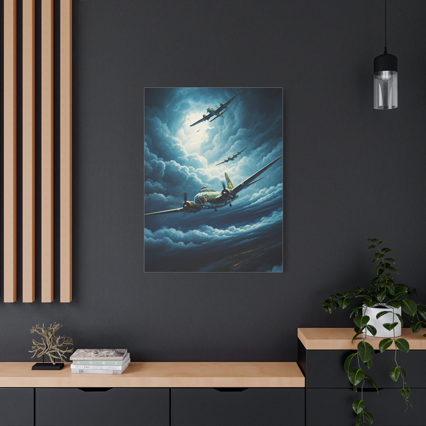 Thunder Squadron Dogfight Sky Wall Art & Canvas Prints