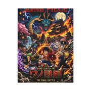 One Piece Wano Country Arc Final Battle Poster Wall Art & Canvas Print