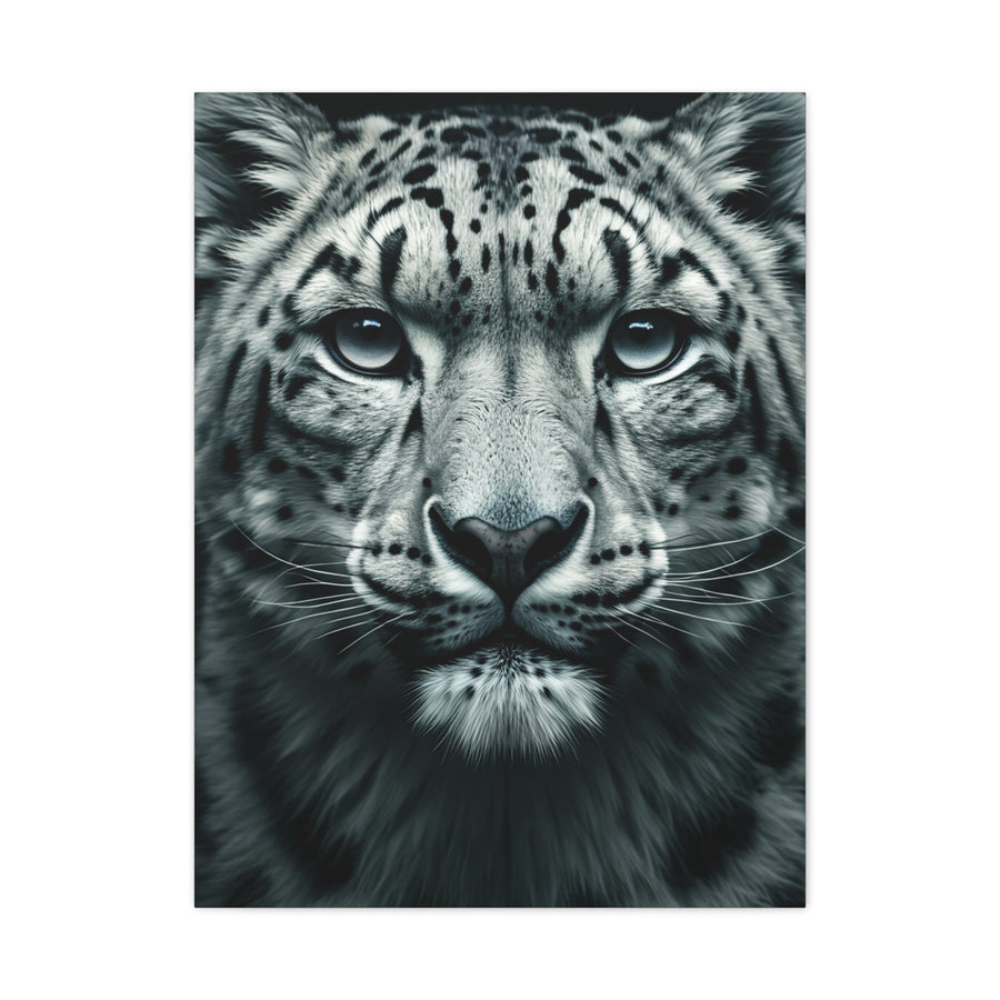 Snow Leopard Intense Gaze Wall Art & Canvas Prints