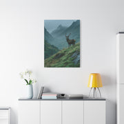 Highland Valley Stag Vista Wall Art & Canvas Print