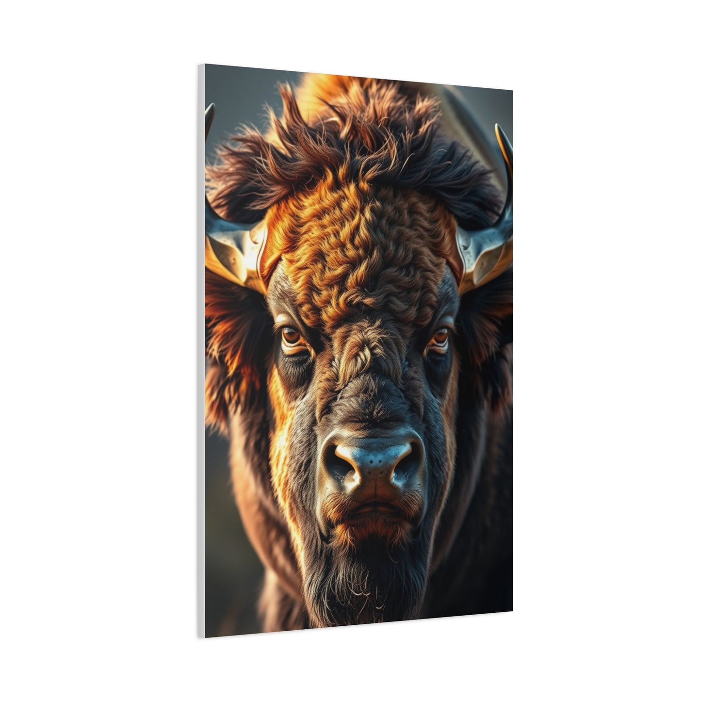 Bison Majesty Canvas Wall Art & Canvas Print