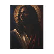 Christ with Golden Halo Contemporary Portrait Wall Art & Canvas Print