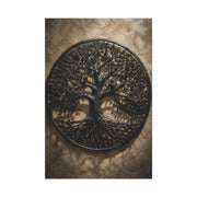 Metal Tree of Life Sculptural Relief Trees Wall Art & Canvas Print