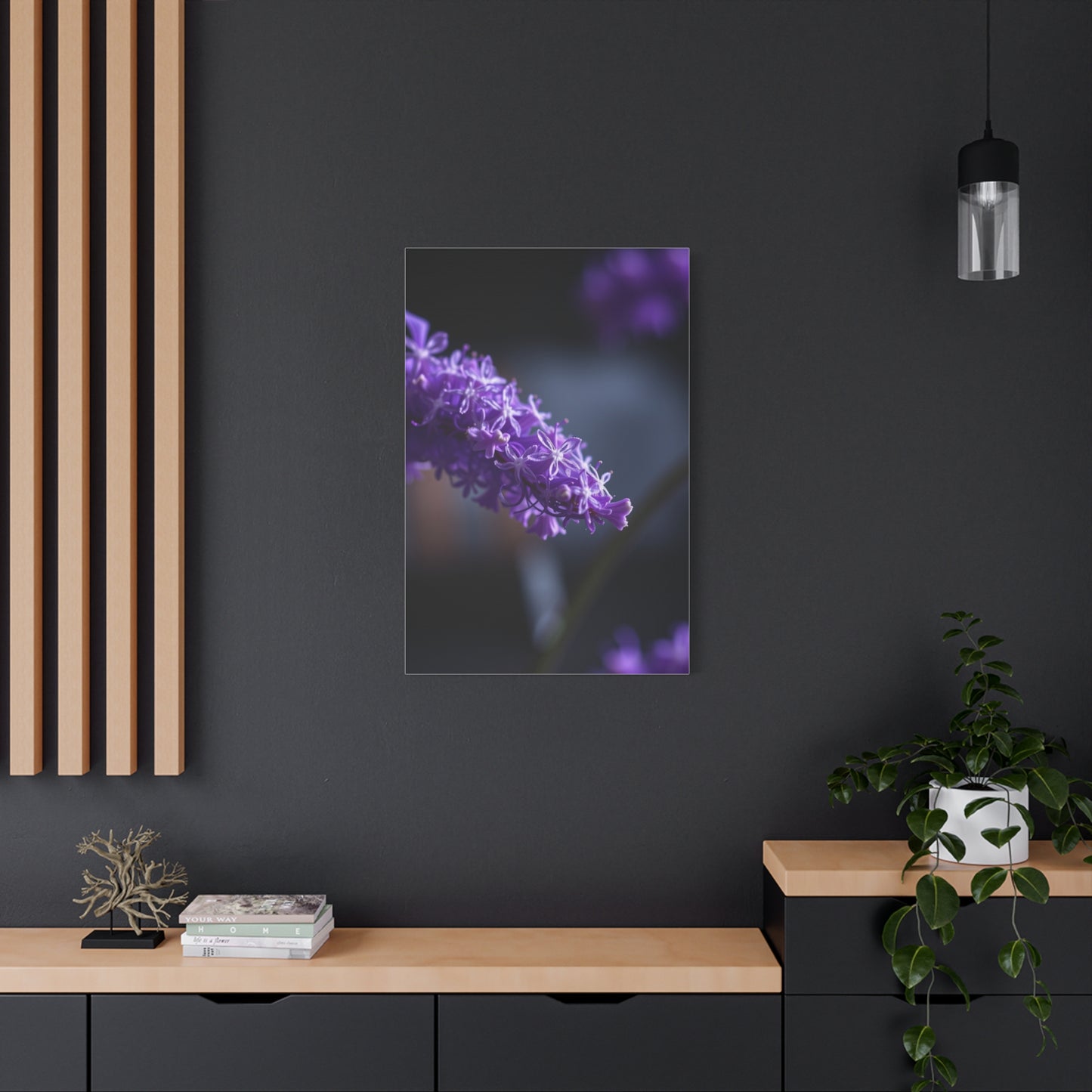 Divine Indigo Expression Wall Art & Canvas Print