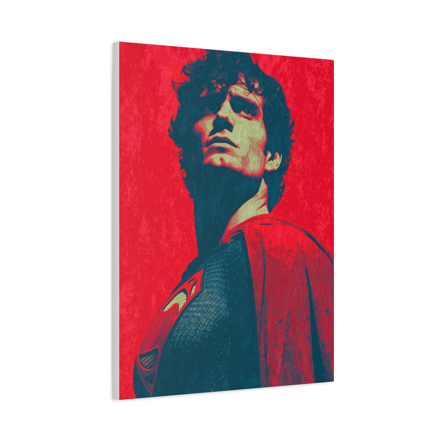 Man of Steel Superman Pop Art Movie Poster Wall Art & Canvas Print