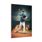 Pitcher Power Throw Action Wall Art & Canvas Prints
