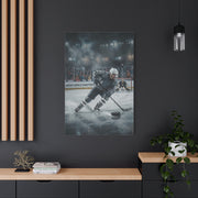 Championship Hockey Action Sports Wall Art & Canvas Print