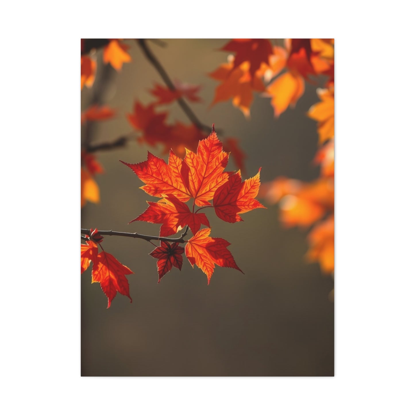 Golden Ember Season Canvas