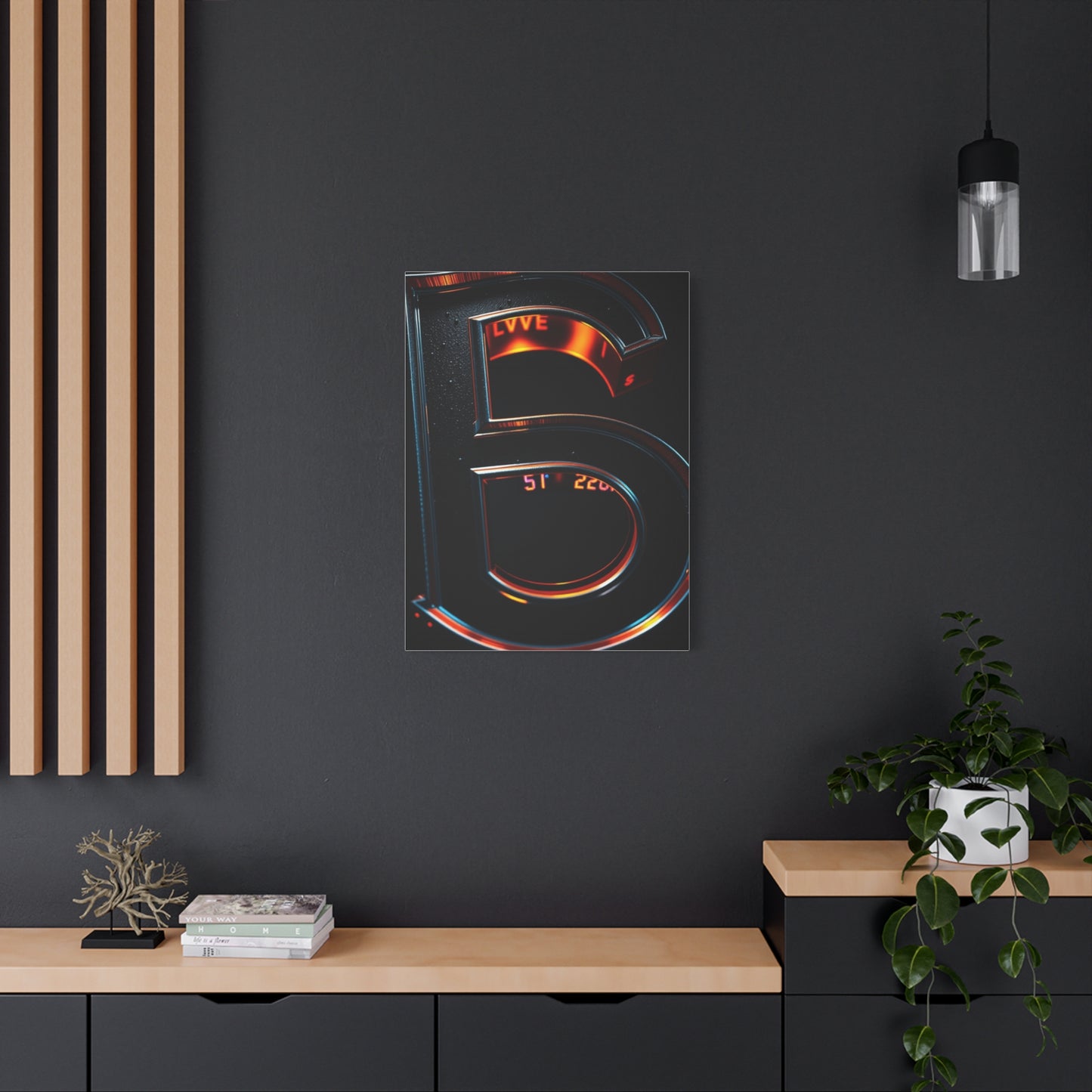 Alphabet & Letter B Art Refined Canvas Wall Art & Canvas Print