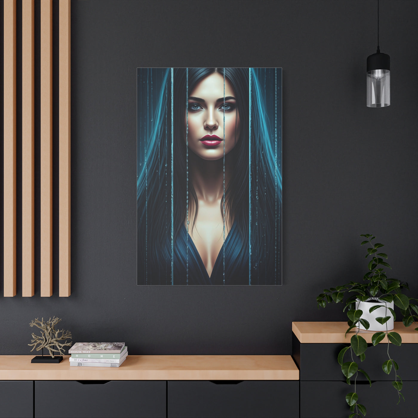Veil of Blue Serenity Wall Art & Canvas Prints
