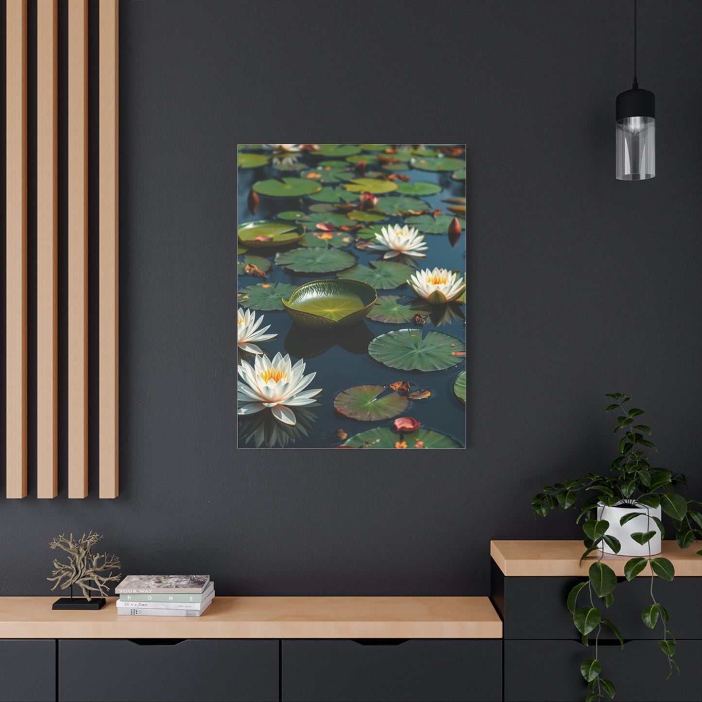 Vision Claude Monet Water Lilies Art Art Wall Art & Canvas Print