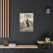 Suffrage Rider Equality Statement Wall Art & Canvas Print