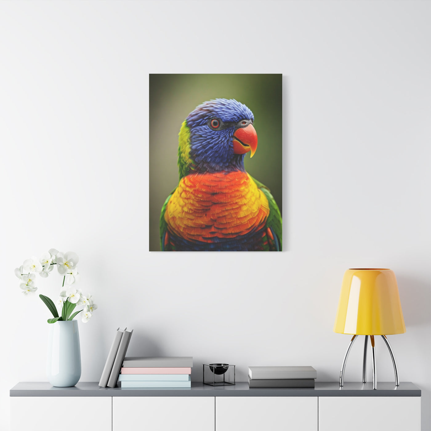 Vibrant Rainbow Lorikeet Wall Art & Canvas Prints