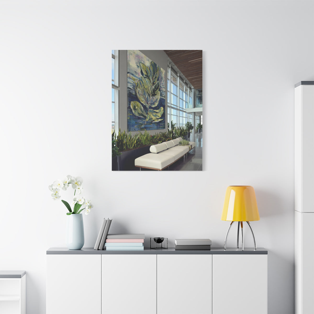 Botanical Biophilic Corporate Reception Wall Art & Canvas Print