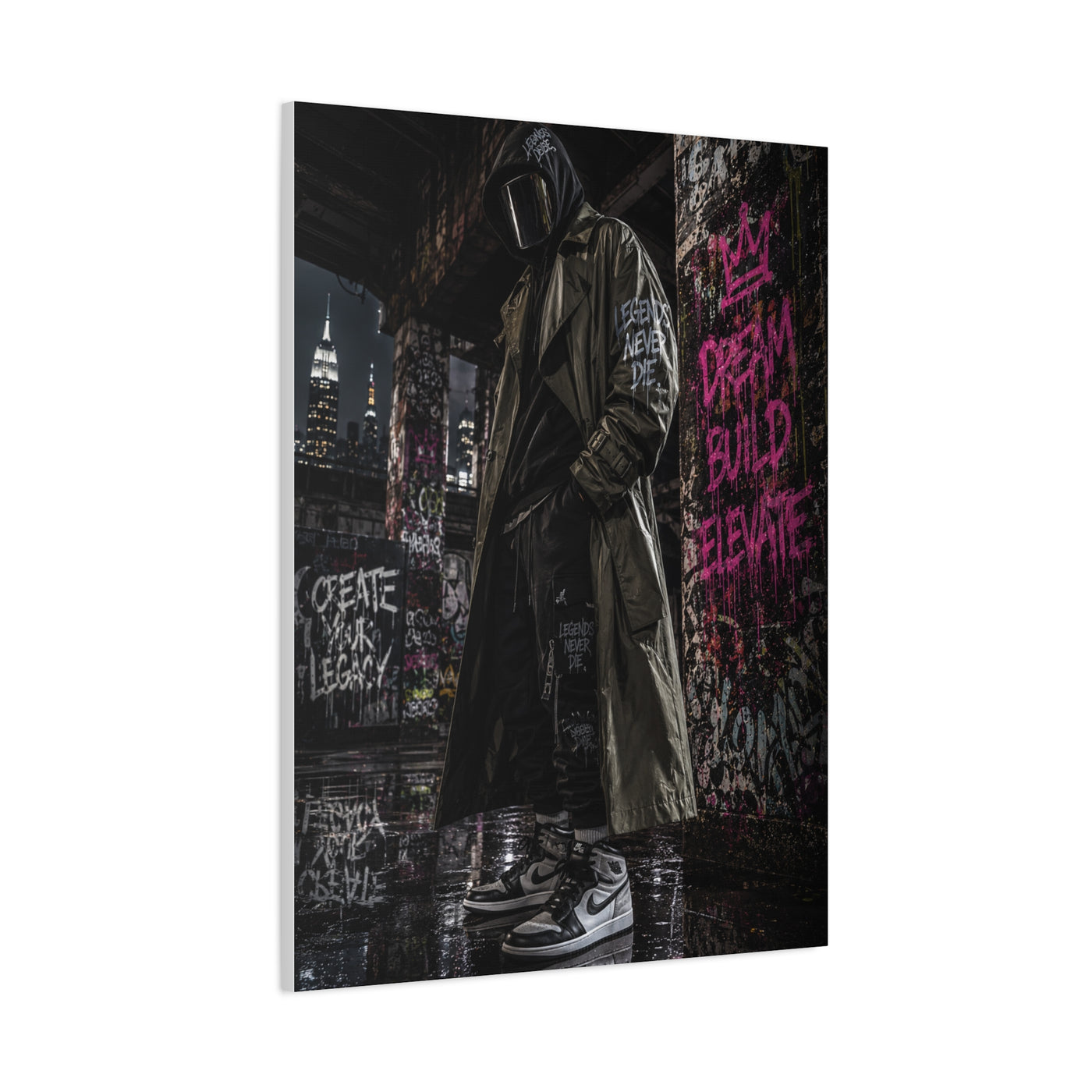 Urban Shadow Rebel Street Wall Art & Canvas Print