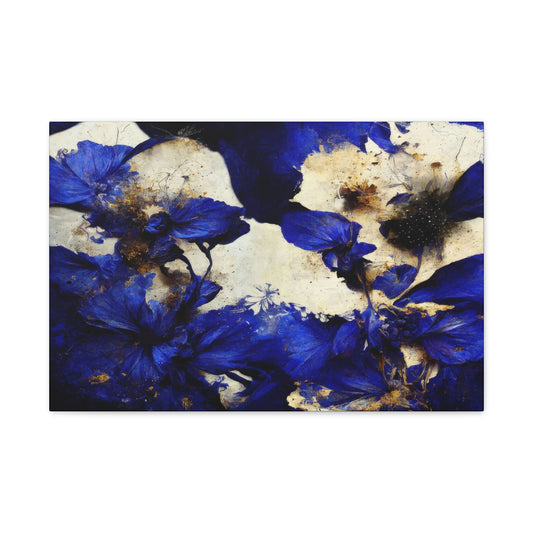 Blue Petals Wall Art & Canvas Prints