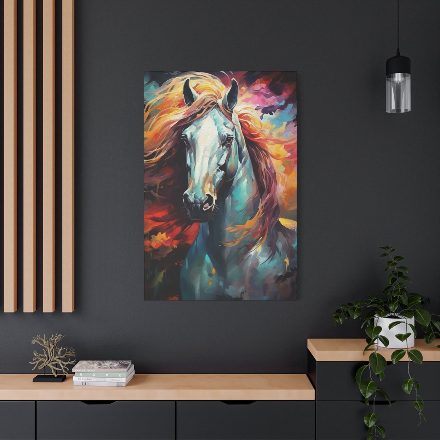 Colorful Horse Wall Art & Canvas Prints