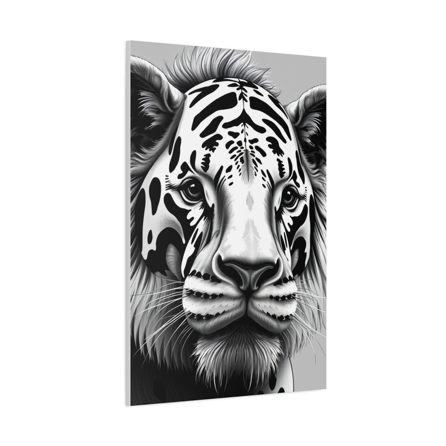 Black and White Illustrations Art Supreme Canvas Wall Art & Canvas Print