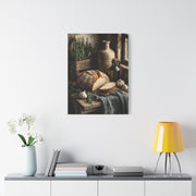 Rustic Bread and Olive Oil Still Life Wall Art & Canvas Print