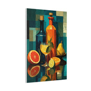 Cubist Dining Still Life Wall Art & Canvas Print