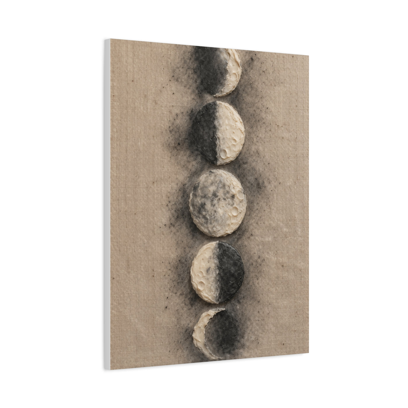 Lunar Phases Minimal Composition Wall Art & Canvas Print