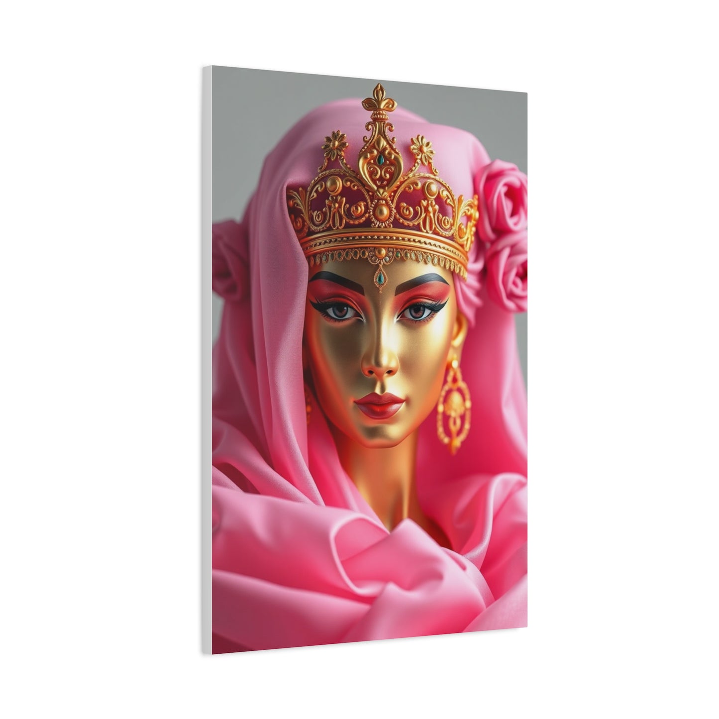 Gold & Pink Art Supreme Canvas Wall Art & Canvas Print