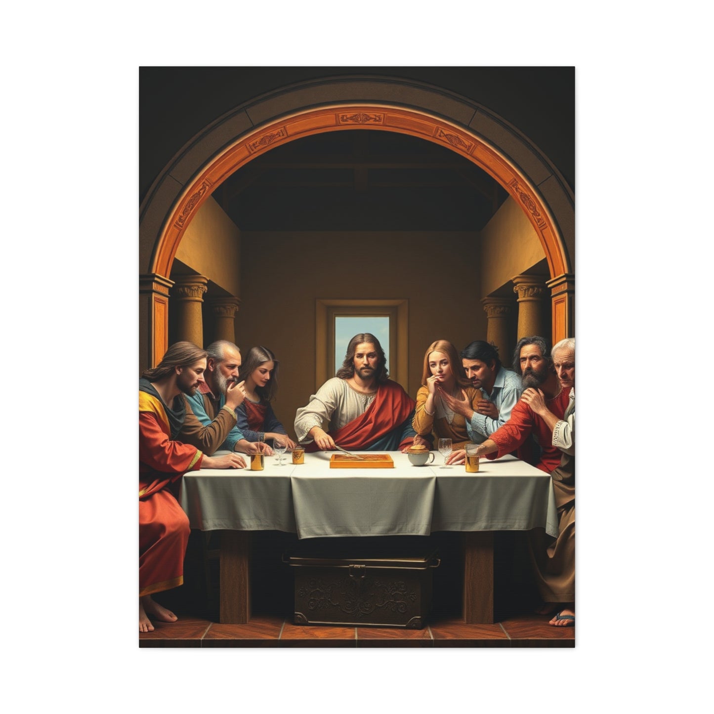 The Last Supper Art Canvas Art 2 Wall Art & Canvas Print