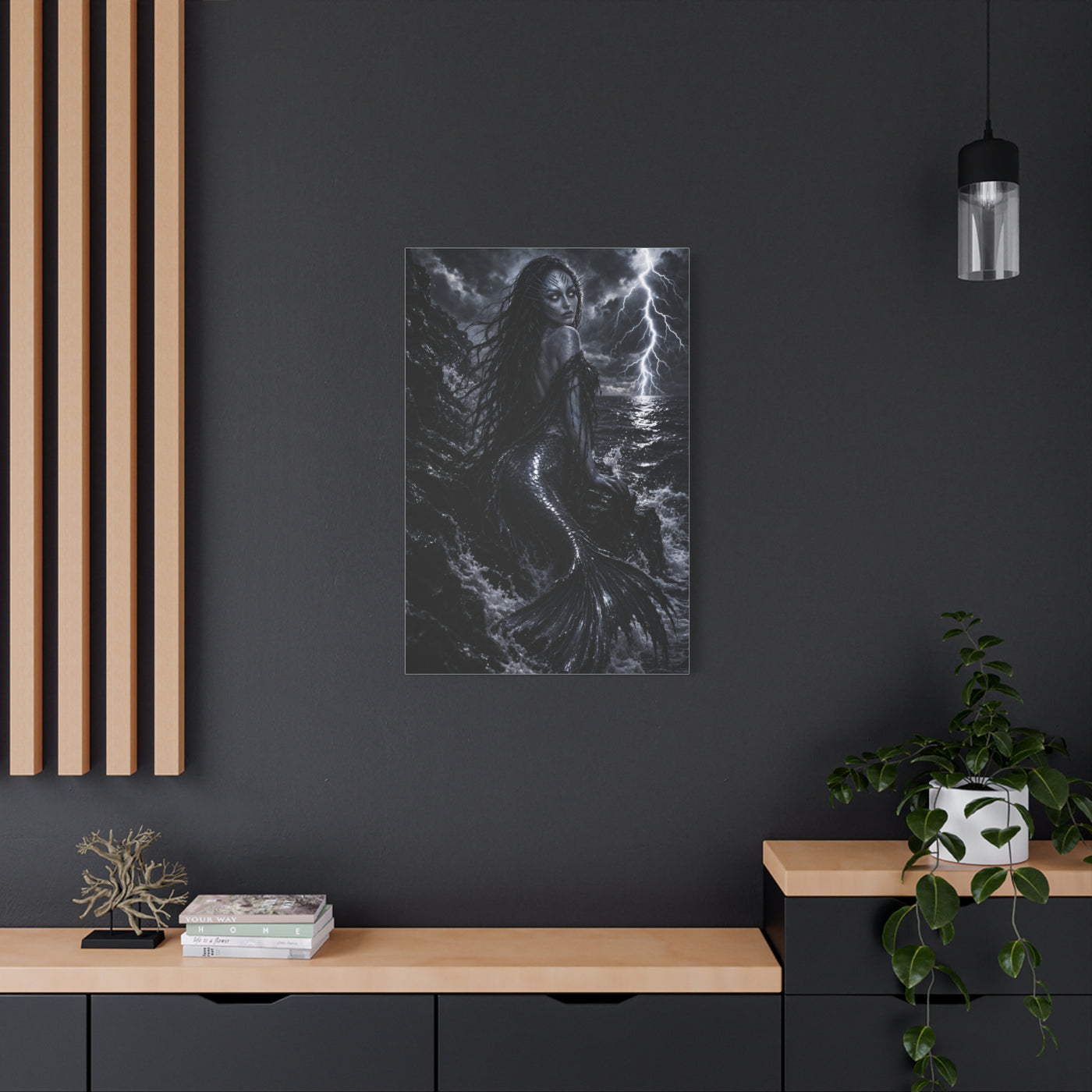 Stormborn Gothic Siren Wall Art & Canvas Print