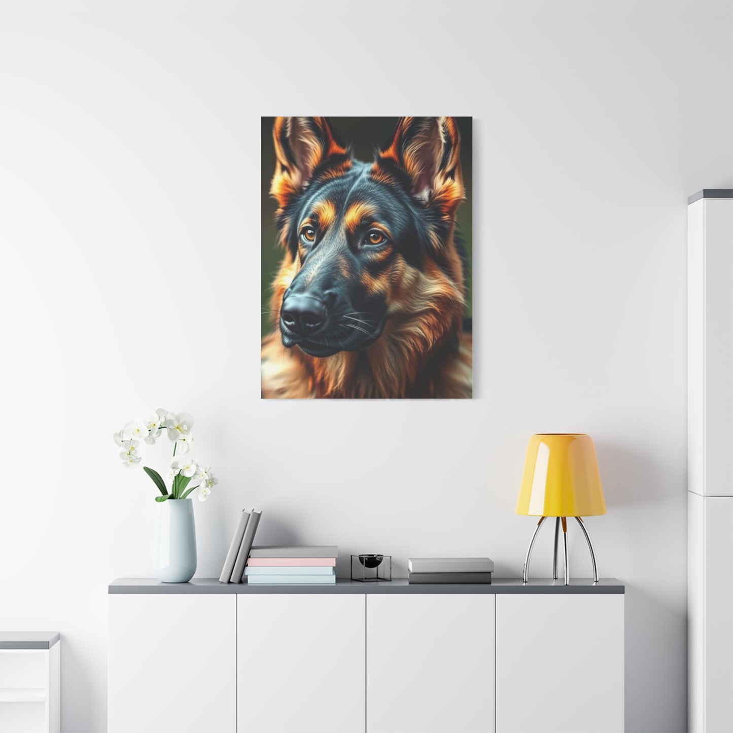 Vision German Shepherd Art Art Wall Art & Canvas Print