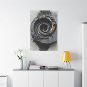Industrial Spiral Form Abstraction Wall Art & Canvas Print