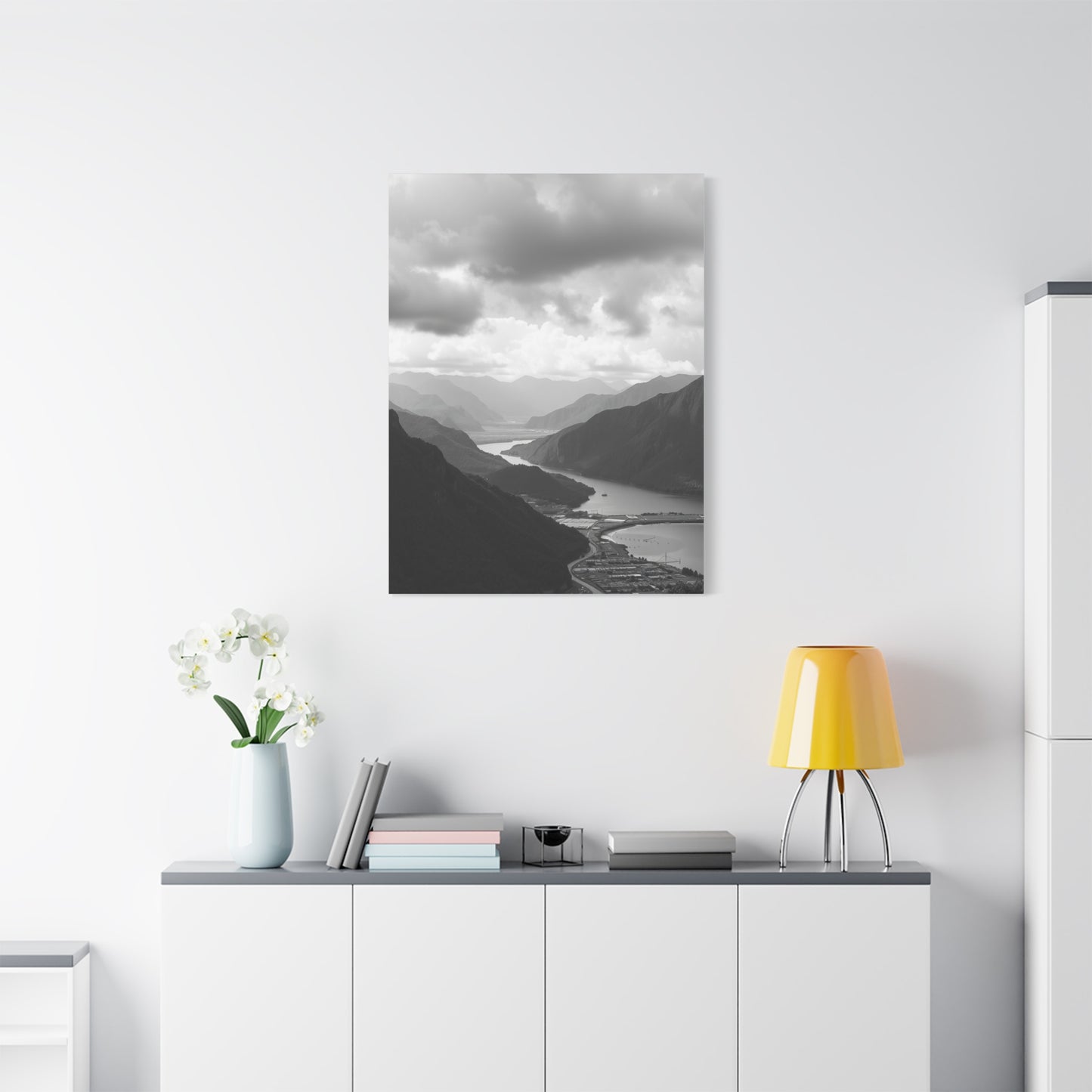 Black & White Scenic Landscapes Art Supreme Canvas Wall Art & Canvas Print