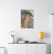 Surfboard Carved Barrel Wave Perspective Wall Art & Canvas Print