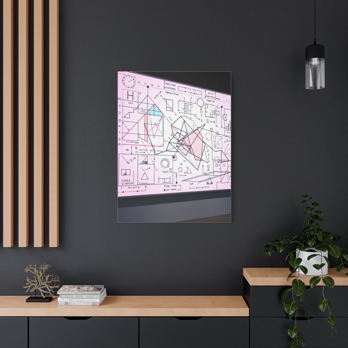 Modern Math Art for Creative Spaces Supreme Canvas Wall Art & Canvas Print