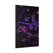 Violet Cocktail Lounge Still Life Wall Art & Canvas Print