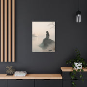Misty Shore Mermaid Serenity Wall Art & Canvas Print