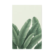 Tropical Banana Leaves Minimal Botanical Wall Art & Canvas Prints